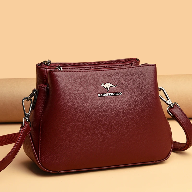 Damska torba kurierska nowa jednolita kolorowa 2024 nowy modny szeroka na ramię mała torba kwadratowa Retro prosta torba Crossbody