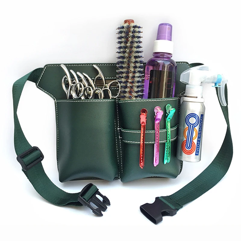 Hairdressing Scissors Kit Bag With Waist Belt, Larger Capacity Hair Clips Curling Combs Storage Bags Holders Scissors Pouch