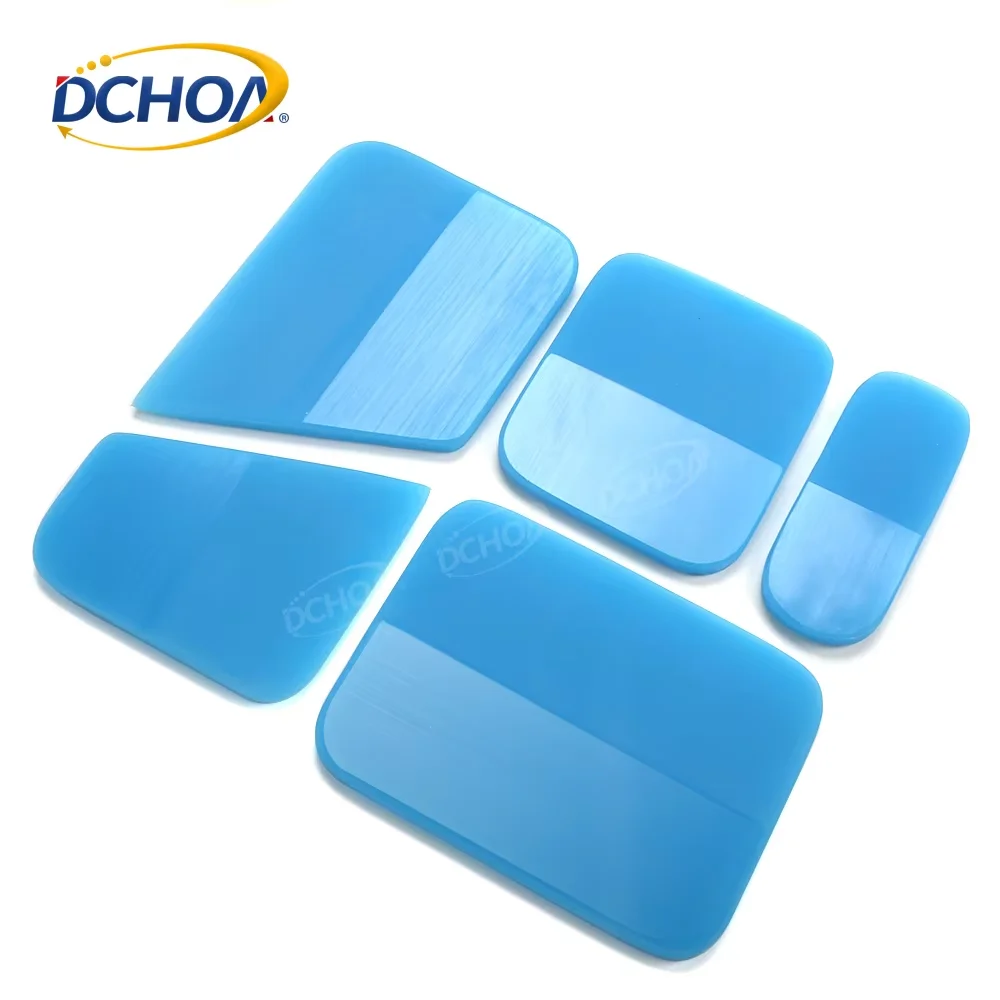 

Виниловый оттенок оконной пленки, скребок для удаления воды, синий автомобильный резиновый скребок, набор инструментов, мягкая обертка PPF, автомобильные инструменты