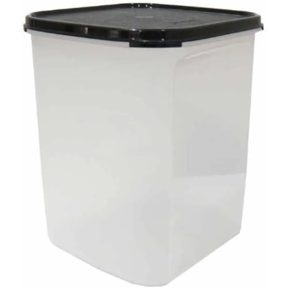 Tupperware Modular Mates Square Iv 5.5L Black Storage Container