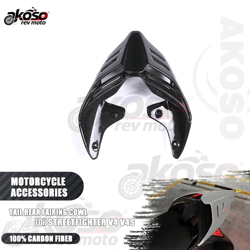 

For Ducati Streetfighter V4 V4S 2020-2024 Modified Supplies Tail Rear Fairing Cowl Motorcycle Accessories Carbon Spoiler Cover