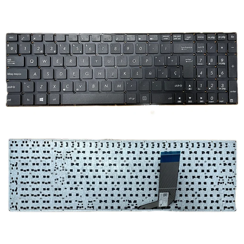 New SP Teclado For Asus X556U X556UF X556UJ X556UQ X556UR X556UV  X556UA Spanish Keyboard