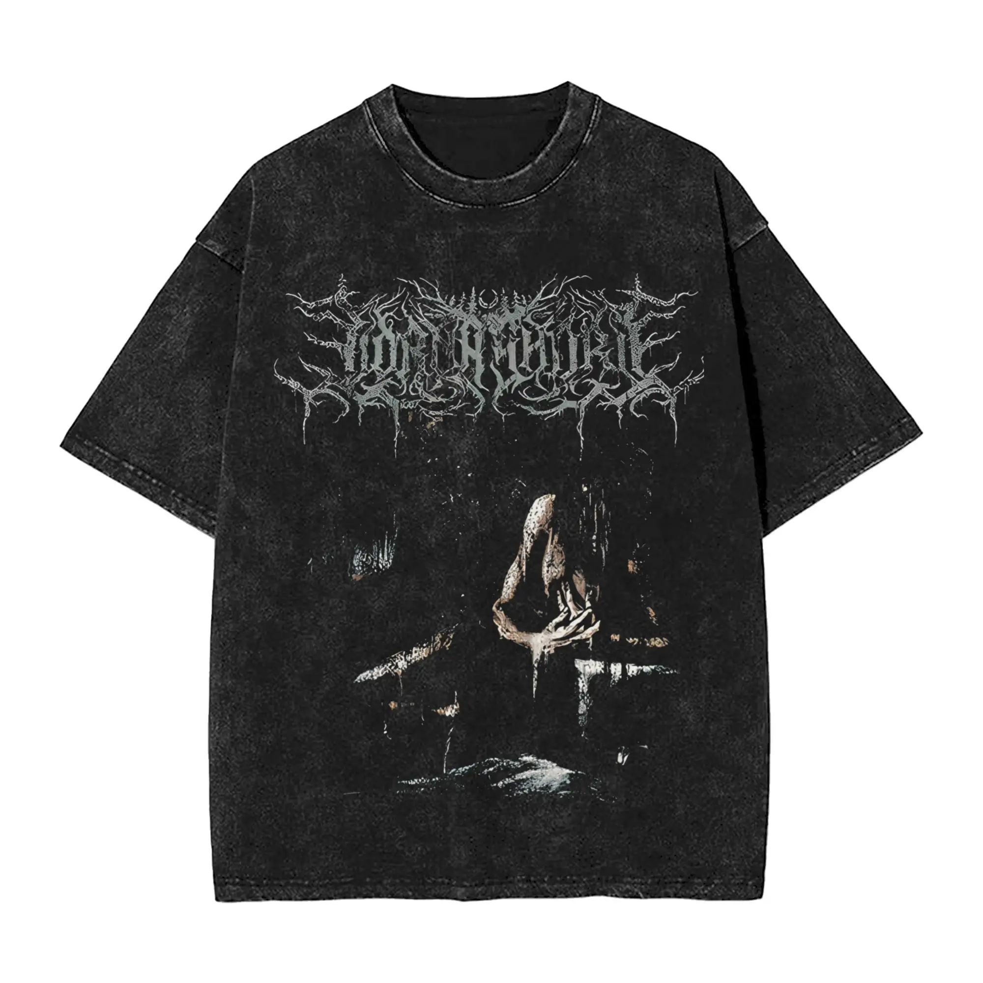 Lorna Shore T Shirts Hip Hop Washed 100% Cotton Oversize T-Shirt  Novelty for Men Women Tops Streetwear Graphic Printed Tees