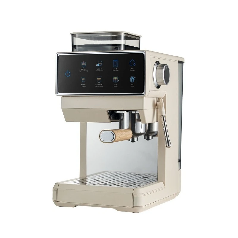 

American automatic coffee machine grinding integrated hot and cold double extraction steam
