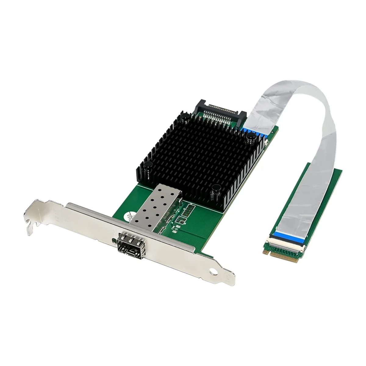 Carte réseau Ethernet pour système Windows 10 FreeBSD Linux, serveur, clé M.2 B + M, 8 canaux, port unique, 10GbE, déchets Alfred