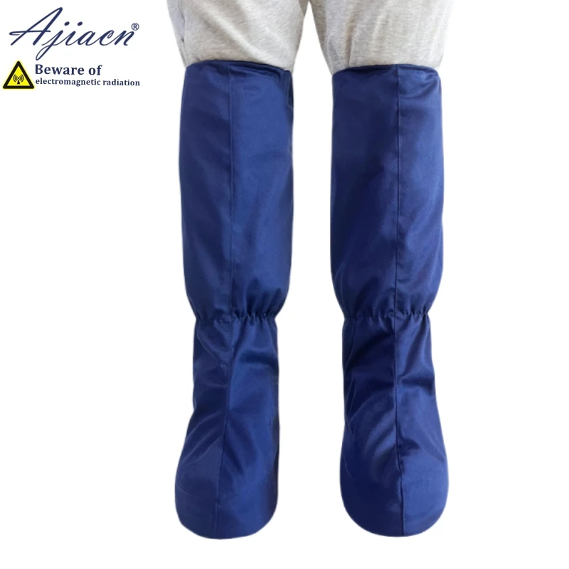 Anti-radiation Long shoe covers power plant, substation, EMC laboratory Electromagnetic radiation shielding Short shoe covers