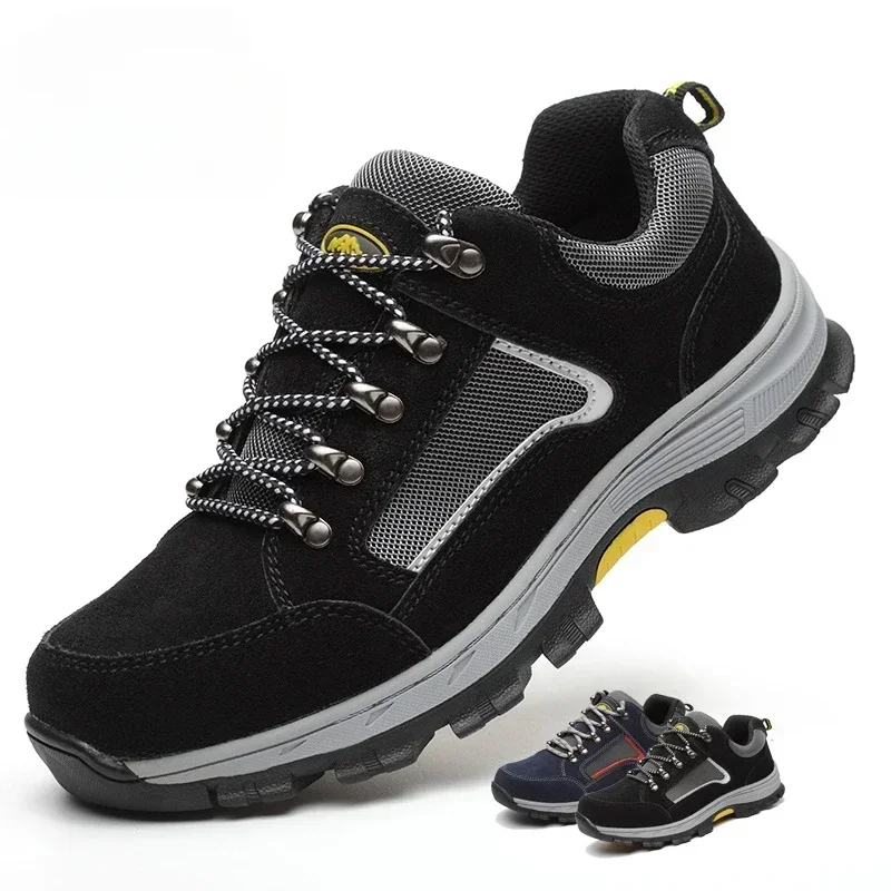 

DurableMen's Anti Smashing Anti Piercing Breathable Work Shoes One For Sale