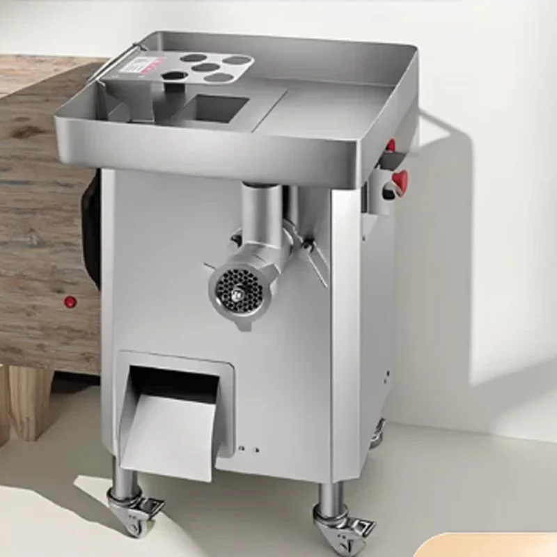 Vertical Meat Cutter, Fast Electric Vegetable Chopper Commercial Stainless Steel Meat Grinder