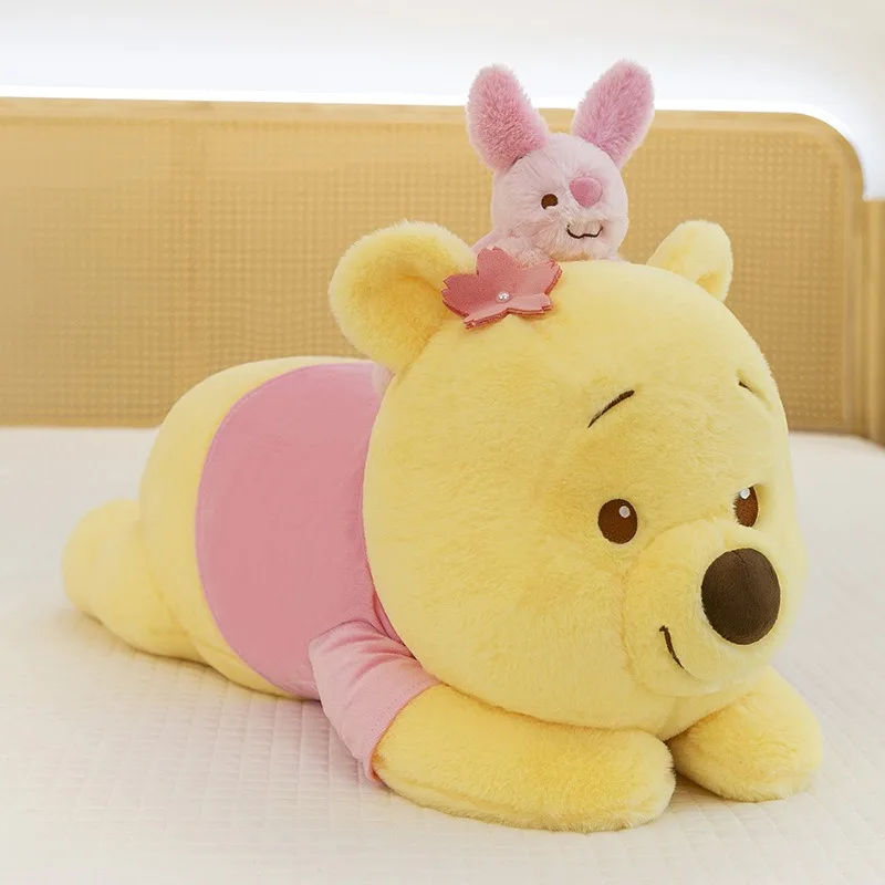 Disney Kawaii Pose Winnie Bear Dumbo Plush Doll Pose Stilt Comforting Pillow Doll Home Decoration Best Birthday Gift
