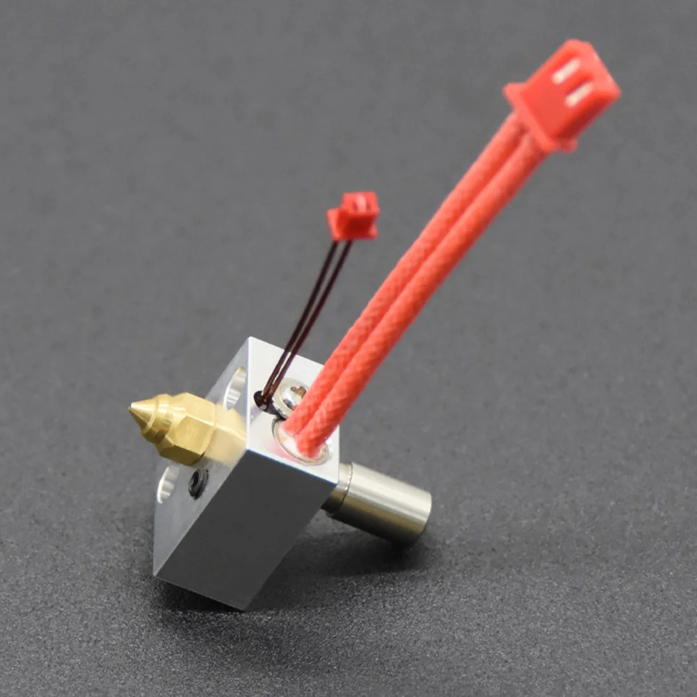 

1Set 3D Printer Extruder Parts Solid Material High Temp Resistant Nozzle 0.4mm 3D Printer Accessory 0.4mm Nozzle