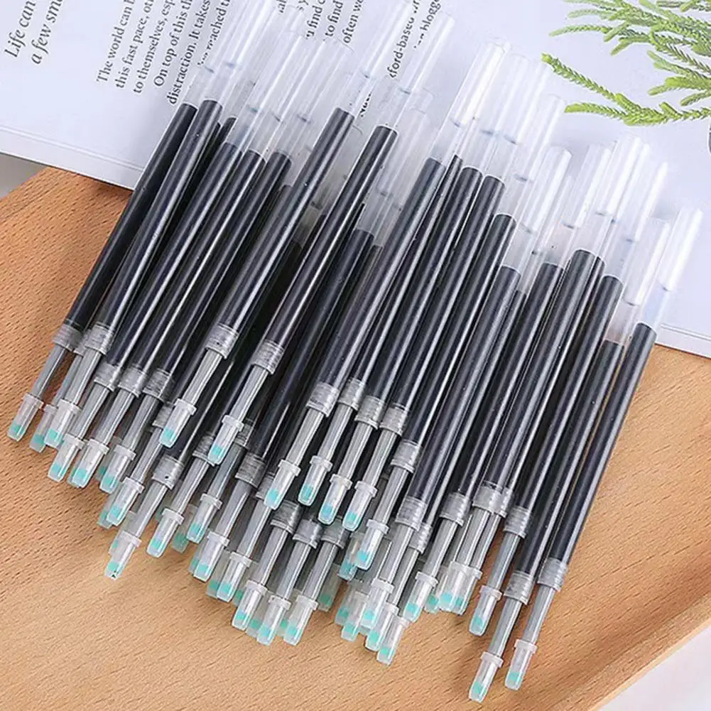 Write Fluently Quick Installation Ink Pen Refills Office Signature Rods Student Accessory