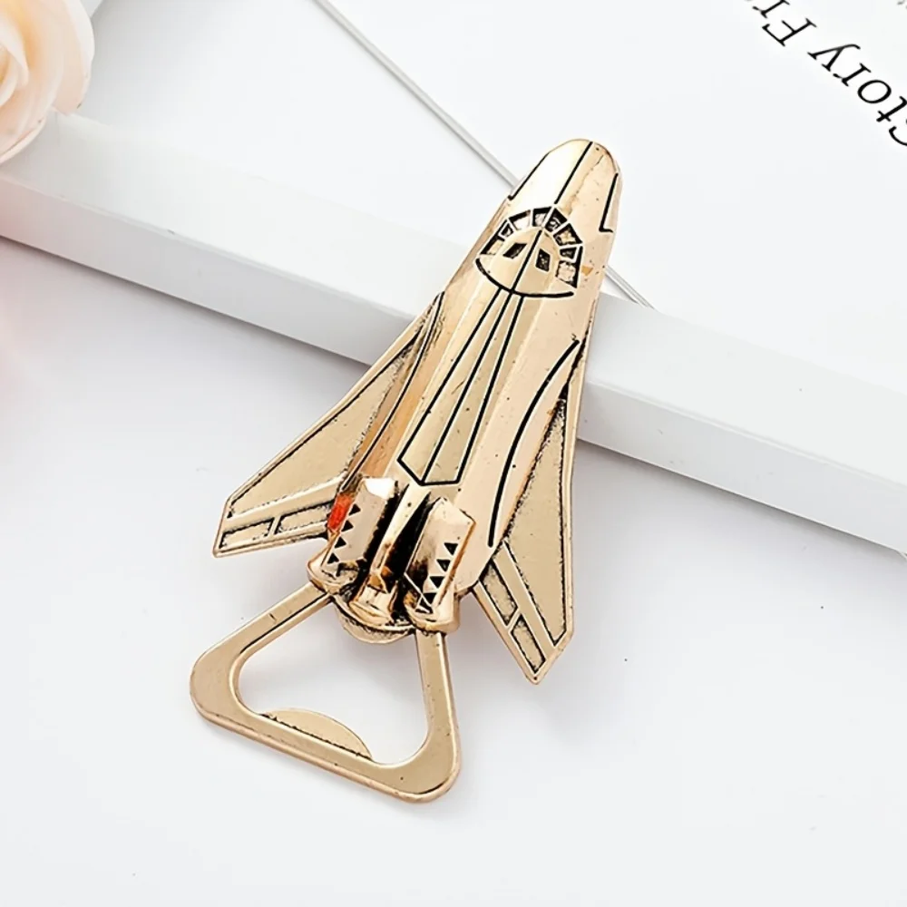 1 Airplane Model Bottle Opener in a Gift Box, Small Gift for Holidays and Birthdays, Practical Household Tool, Alloy Bottle Opener