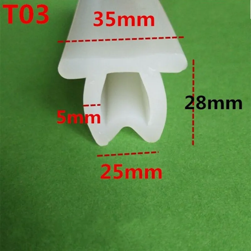 

1/2/3Pcs Custom Solar Sealing Strip Rubber T for Photovoltaic Bracket Metal Cable Trench Cover Panel Seals Black White Yellow