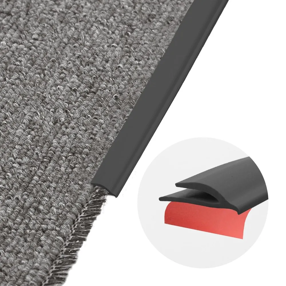 

Накладка на край ковра из ПВХ, режущаяся гибкая защита края ковра, самоклеящаяся водонепроницаемая деревянная плитка, ламинат, переходная крышка