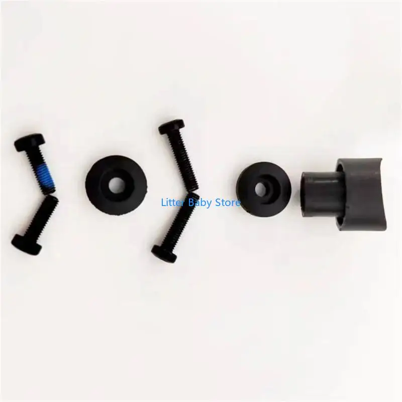 

N80C Baby Pram Screw Stem Spare Plastic Pads Set Parking Hook Brake Repair Tool Easy Replacement Solution
