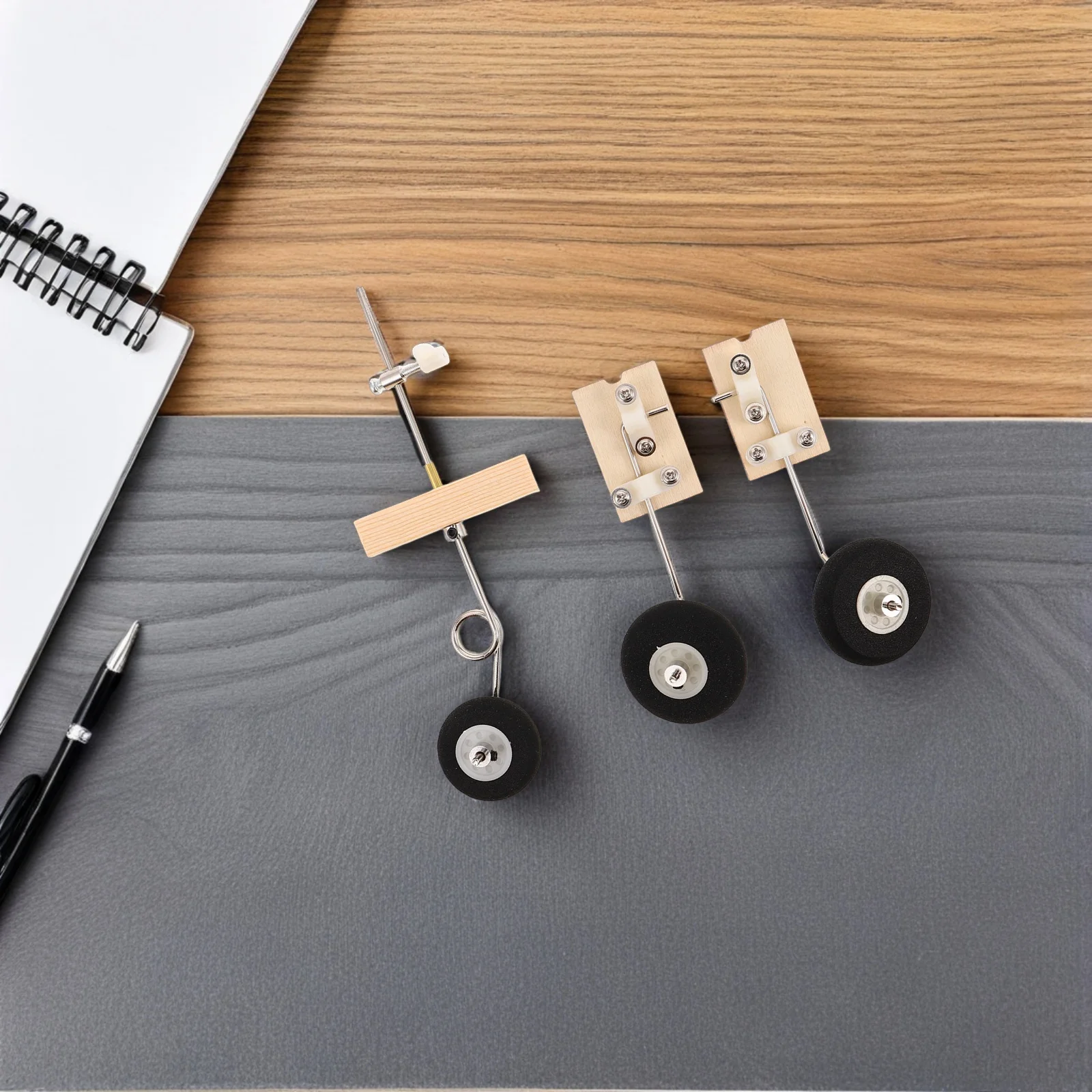 2 jeux de roues d'atterrissage pour avion Rc, remplacement de matériel d'avion, capacité de charge élevée, accessoires de train d'avion, pièces de rechange