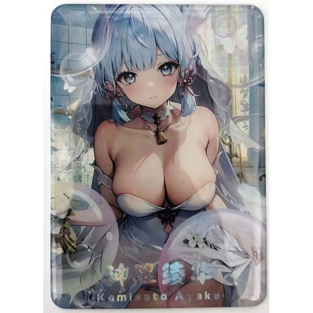 Anime Goddess Story Temperature Change Card Tokisaki Kurumi Marin Elysia Boys\' Game Toy Collection Card Christmas Birthday Gift