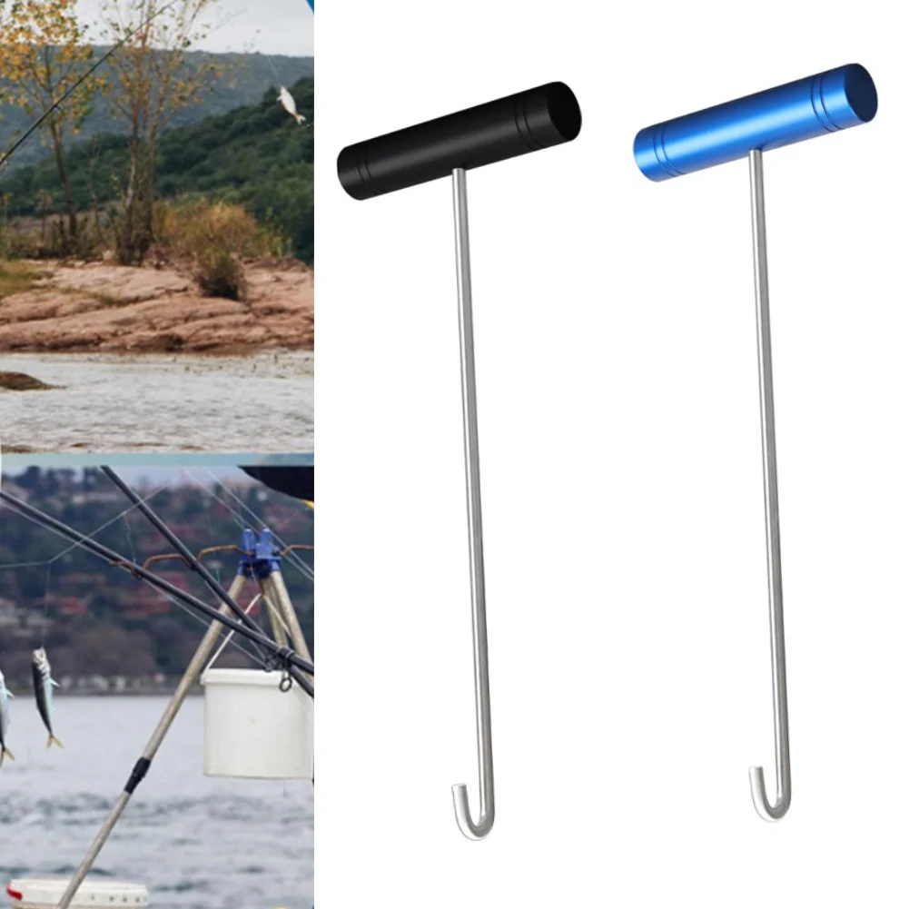 

Comfortable Grip Fishing Tool Fishing Tool Dehooker Puller Black Fish Hook Remover T-shaped Handle Comfortable Grip For Fishing