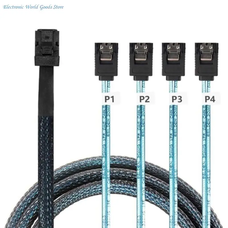 A3PD SFF8643 to 7 Pin Power Adapter Cable Data Transmission Cable for PC Servers