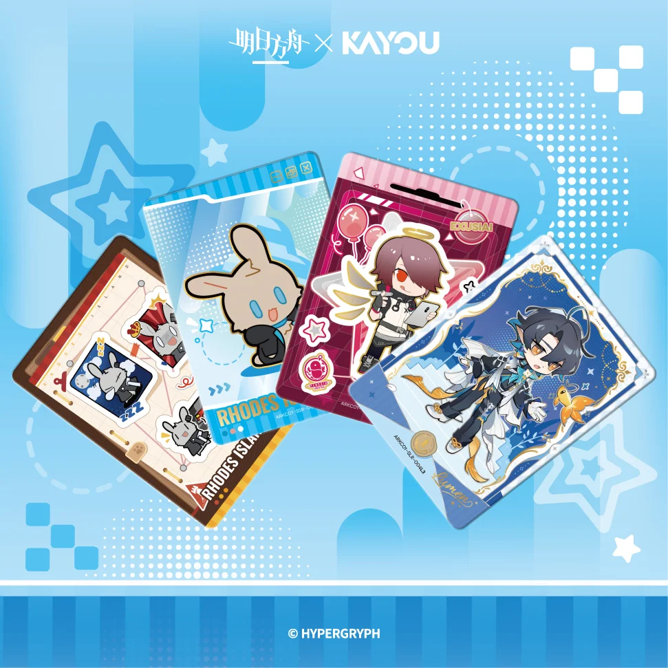 KAYOU Arknights Shiguang Menghui Collection Cards Tier3 Wave1 Premium Trading Card Game Official Gift Set For Fans