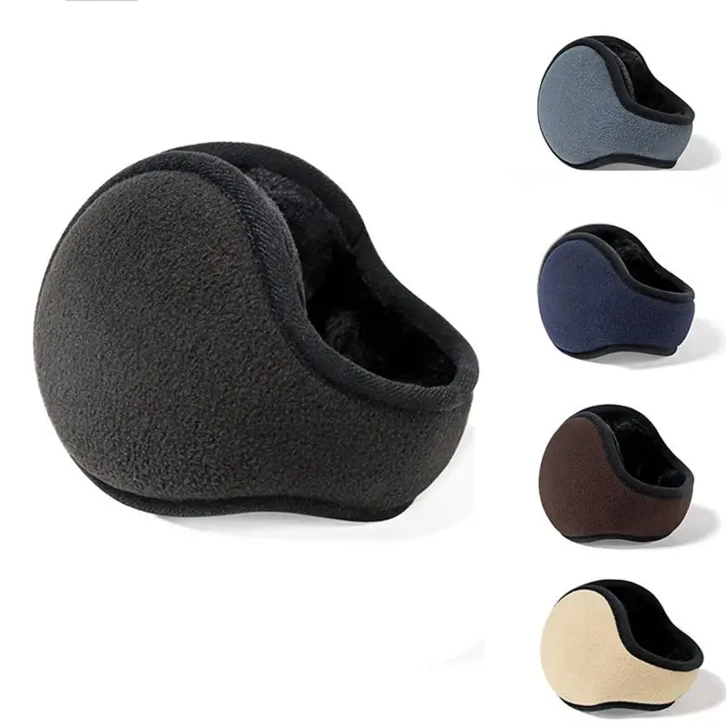 Thicken Winter Unisex Headphones Fleece Warmer Earmuff Warm Plush Cloth Ear Muffs Cover Earwarmers Earlap Warmer Men Women