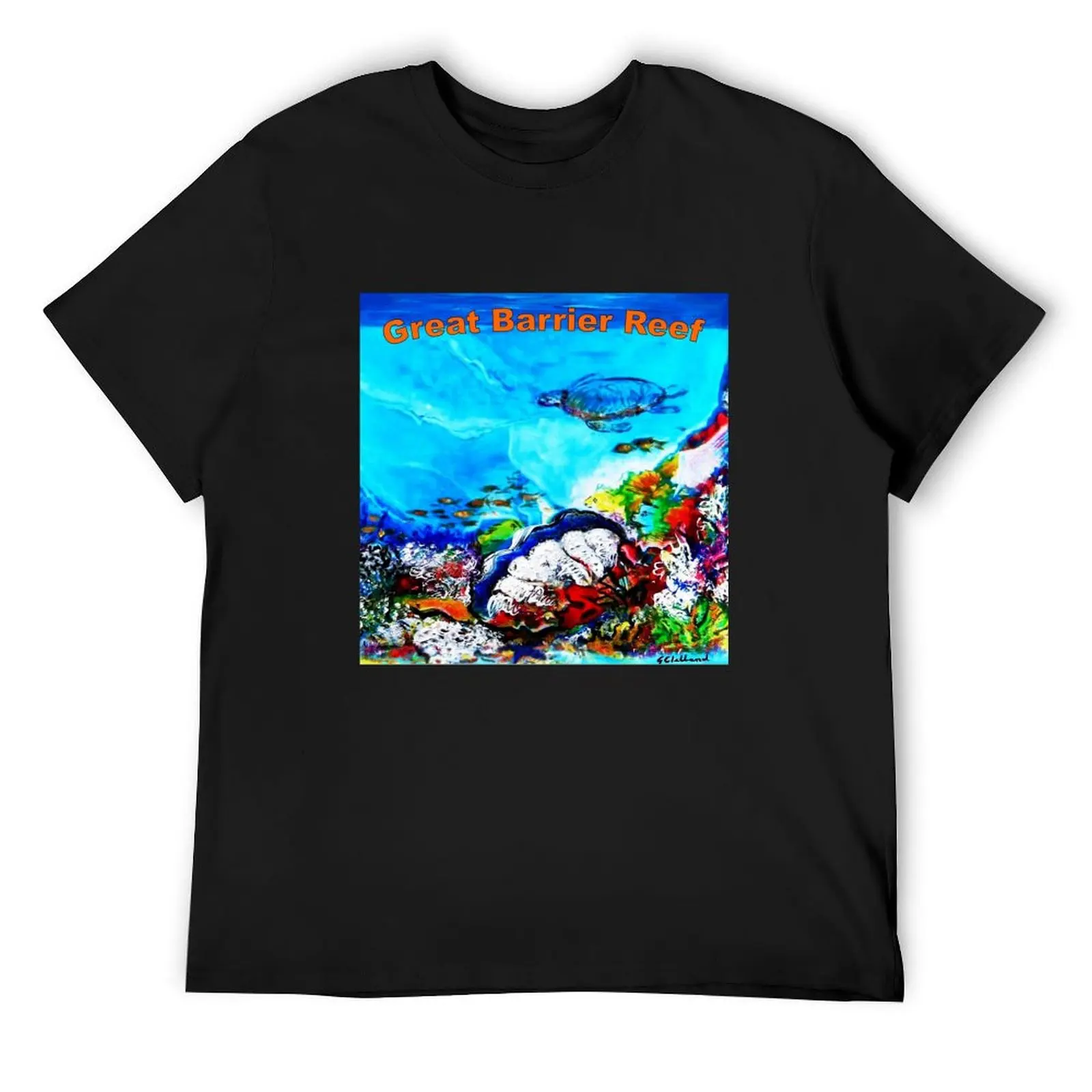 Great Barrier Reef T-Shirt oversized sublime graphic t shirts cotton graphic tees mens champion t shirts