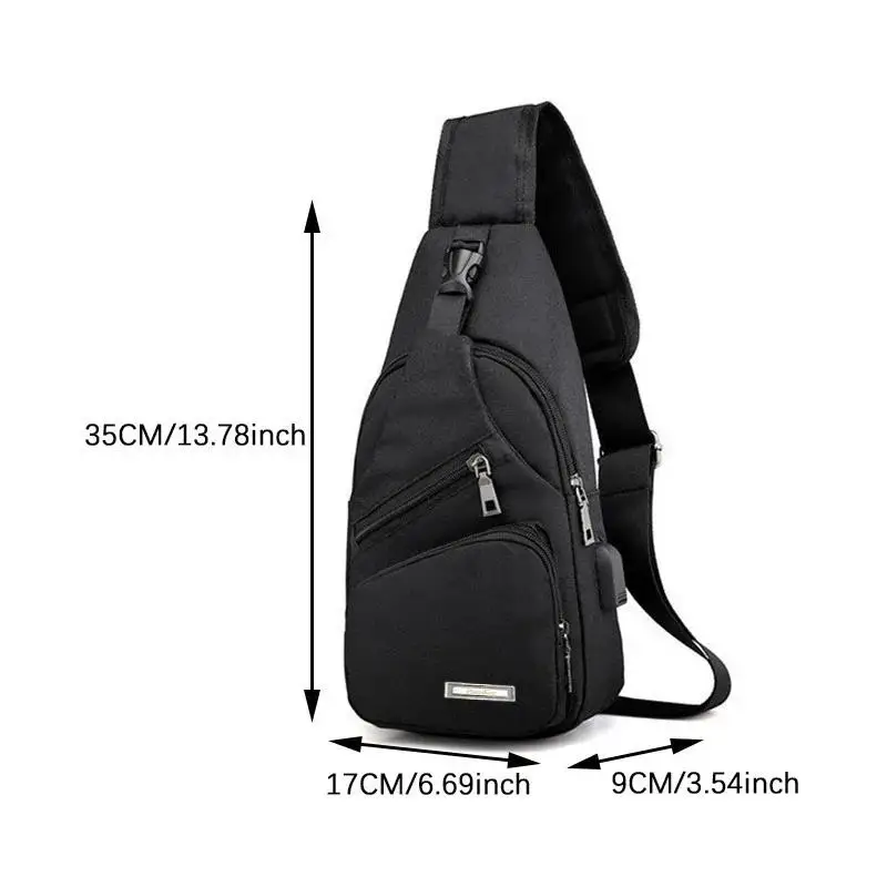 

New Men Women Chest Bag Crossbody Shoulder Trend Outdoor Business Messenger