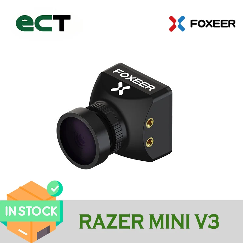 

Foxeer Razer Mini V2 Low Latency CMOS 2MP 4:3/16:9 PAL/NTSC Switchable Super WDR Camera for FPV Drone Aircraft