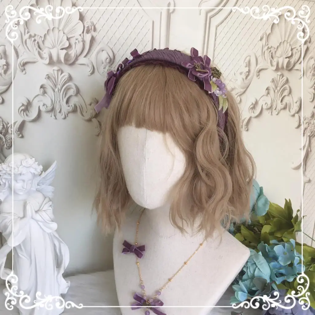 Originele Zelfgemaakte Lolita Element Haarspeldjes Wijngaard Accessoires Haarband Retro Lolita Stijl Kc