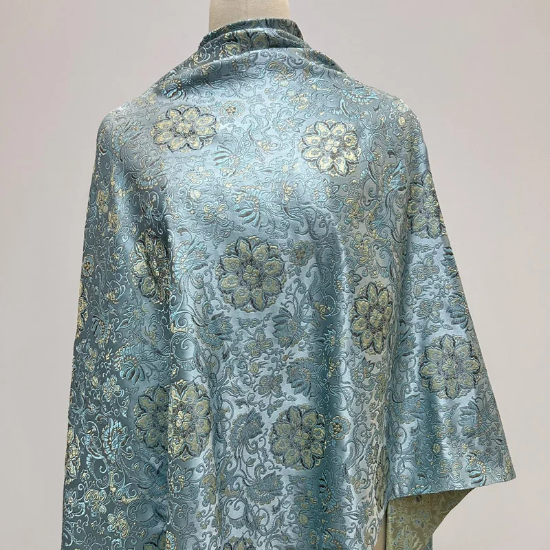 

Pre-Cut Brocade Damask Fabric High-Quality Jacquard Weave Polyester for Sewing Dressmaking Upholstery Crafts And DIY Projects