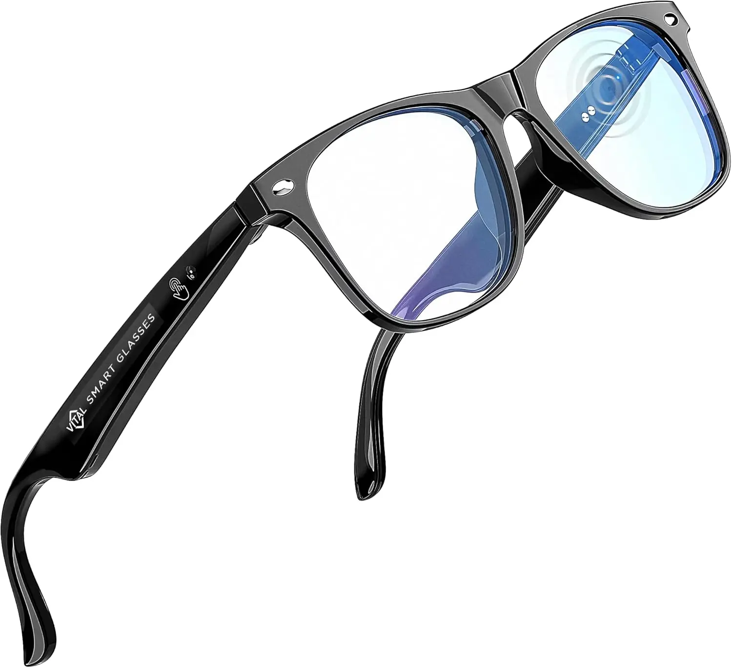 

Smart Glasses with AI Translation, Open-Ear Bluetooth 5.3, 164 Languages, UV400 Protection