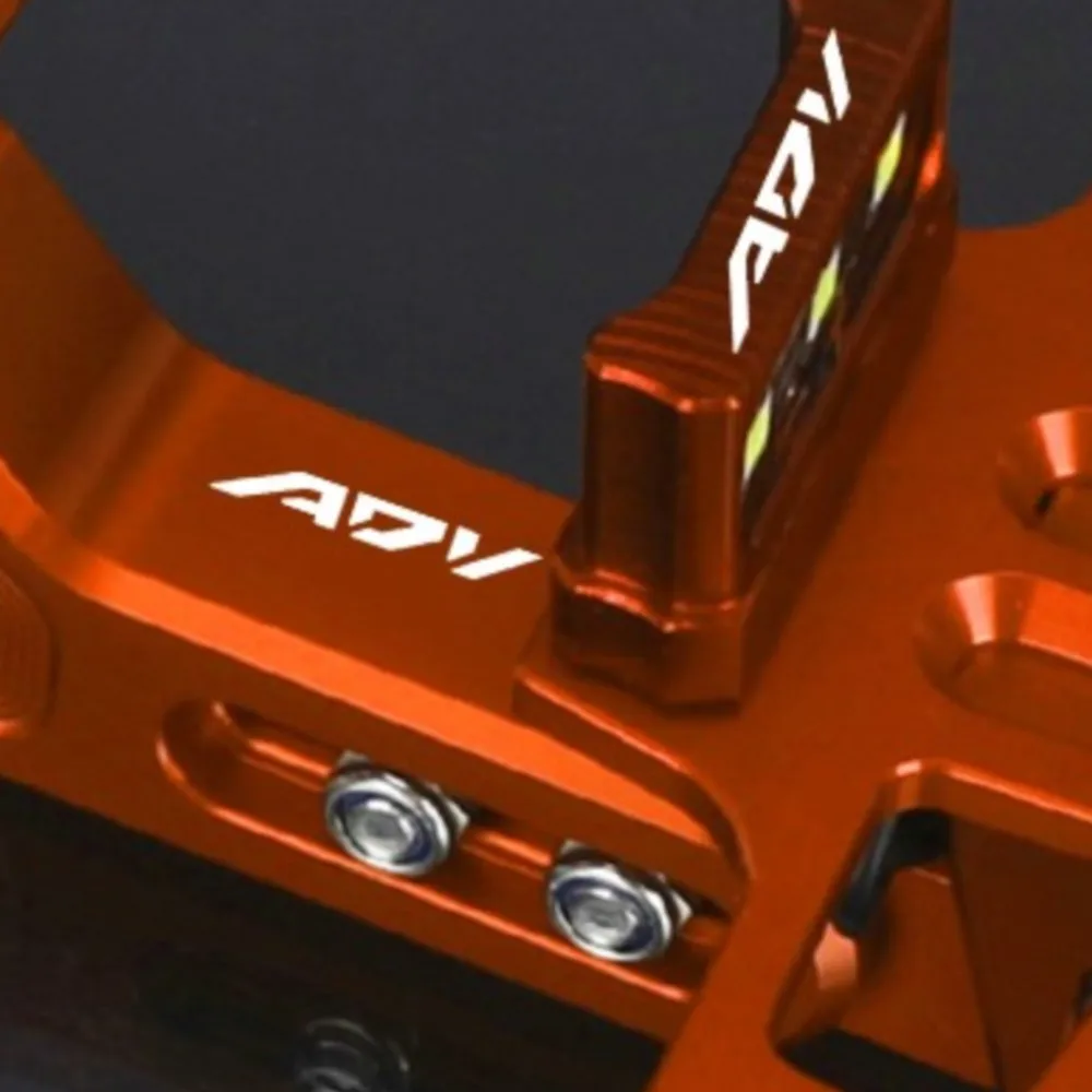 

Motorcycle FOR ADV adventure Universal License Number Plate Bracket CNC with LED Light Rear Turn Signal Lamp Holder Accessories