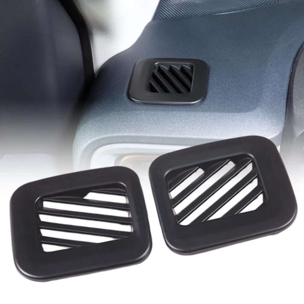 2 قطعة لوحة القيادة تكييف الهواء منفذ الإطار الديكور غطاء الكسوة لفورد مافريك 2022 2023 2024 2025