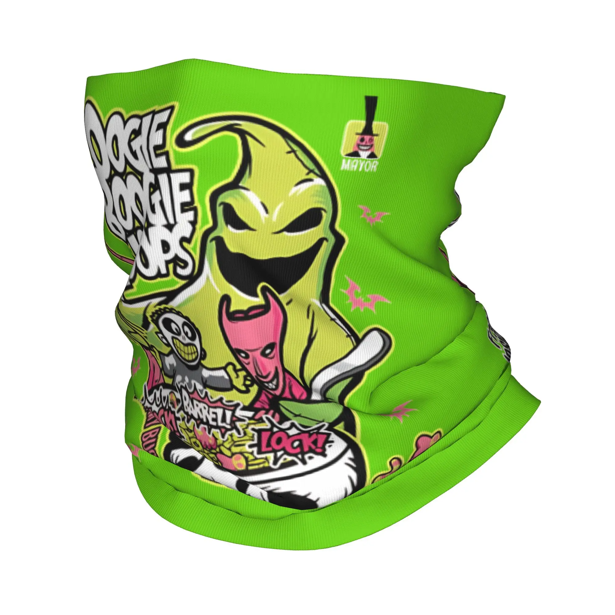 

Oogie Boogie Loops Хэллоуин Кошмар перед Рождеством Бандана на шею Шарф Многофункциональная маска для лица Унисекс для рыбалки