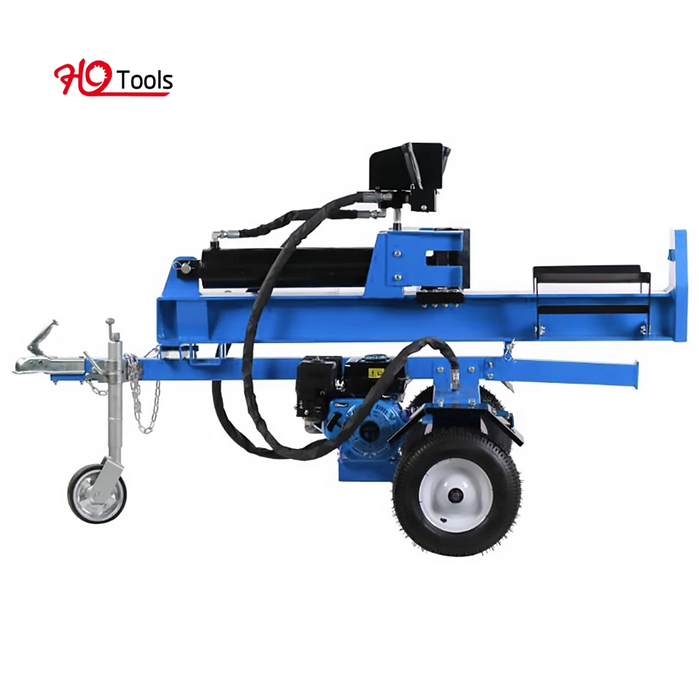 22 ton 7HP gasoline 650mm splitting length firewood log splitter for wood HY22T-GL-650 fendeuse de bois