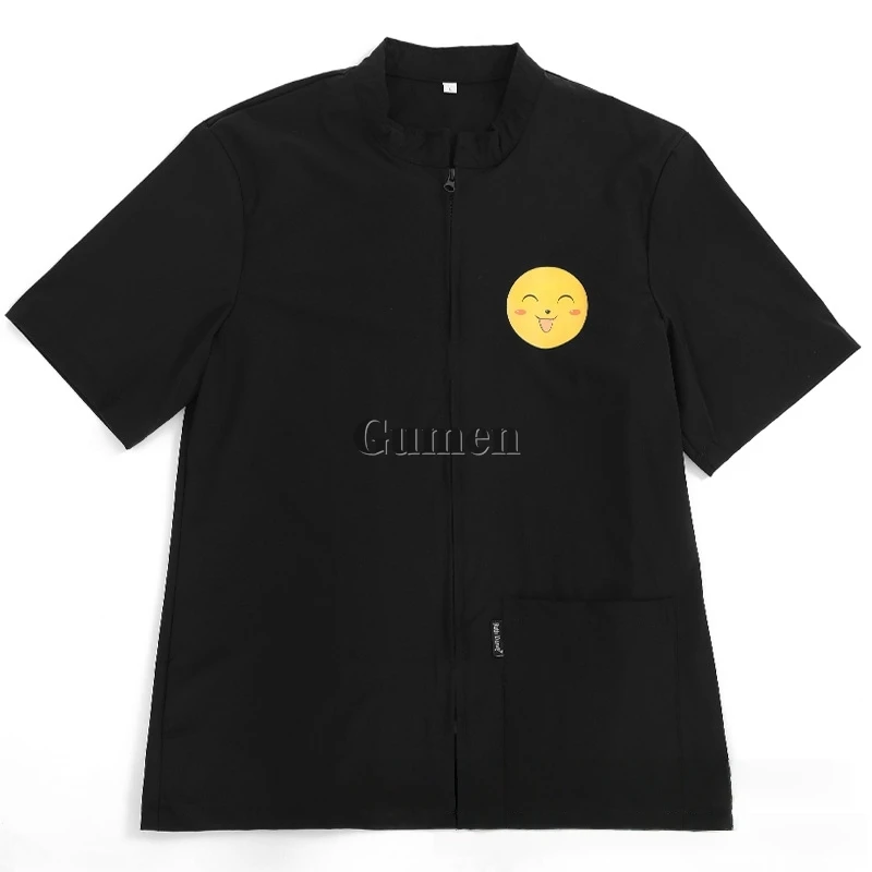 S-3XL Unisex Pet Grooming Work Clothes Long Zipper Quick Drying Hair Stylist Cat Dog No Stick Hair Anti-static Waterproof Apron