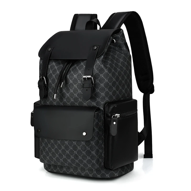 High Capacity Travel Backpack Fashion Laptop Bags Schoolbag Backpack Floral Print Backpack Men Luxury Brand Design Men's Backpac