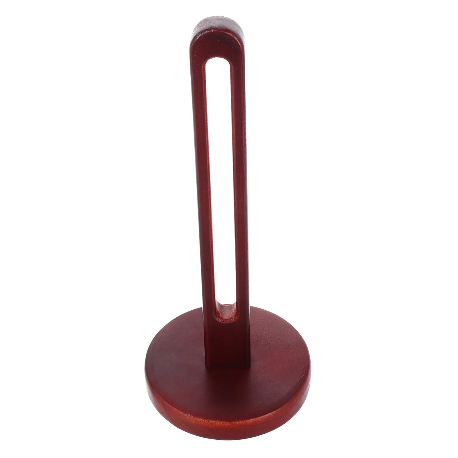 

Wood Paper Towel Holder Solid Wooden Countertop Paper Towel Organizer Stand Up Holder Space Saving for Kitchen Bathroom Bedroom