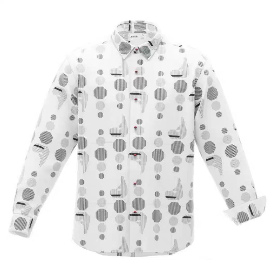 Men's Shirt Button Shirt Spring Shirt Long Sleeve Cartoon Lapel Clothing Fashion Hawaiian Casual Beach 6XL