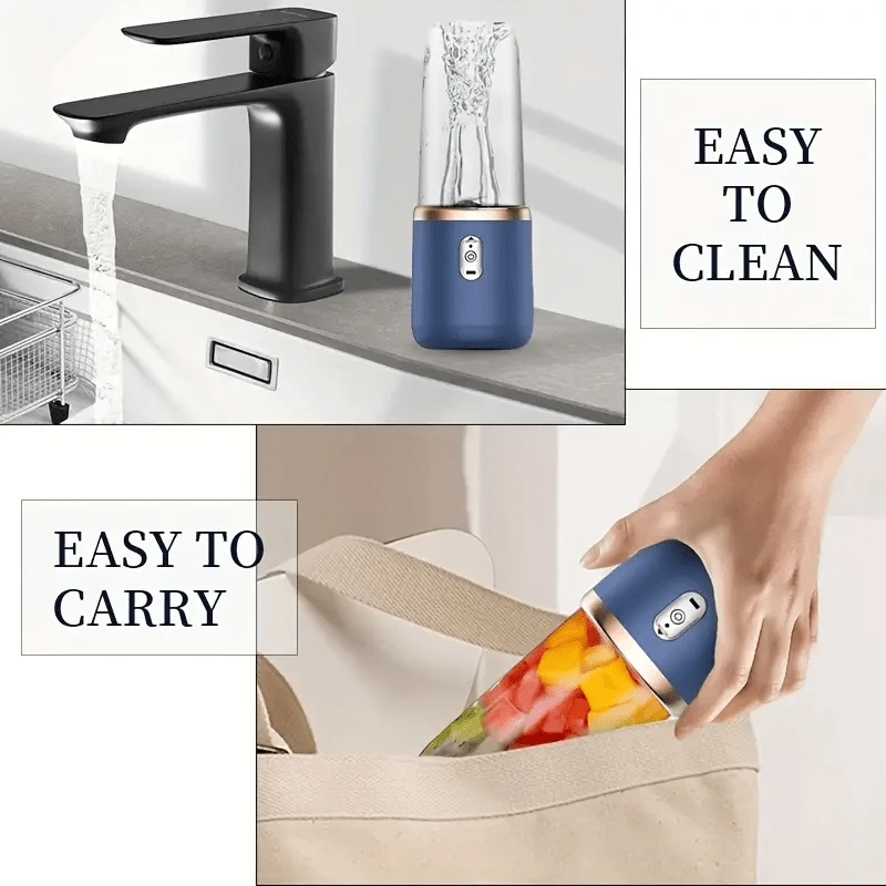 6 شفرات المحمولة خلاطات عصير الفاكهة الصيف الشخصية الكهربائية زجاجة صغيرة المنزل USB كوب لصنع العصائر آلة للمطبخ