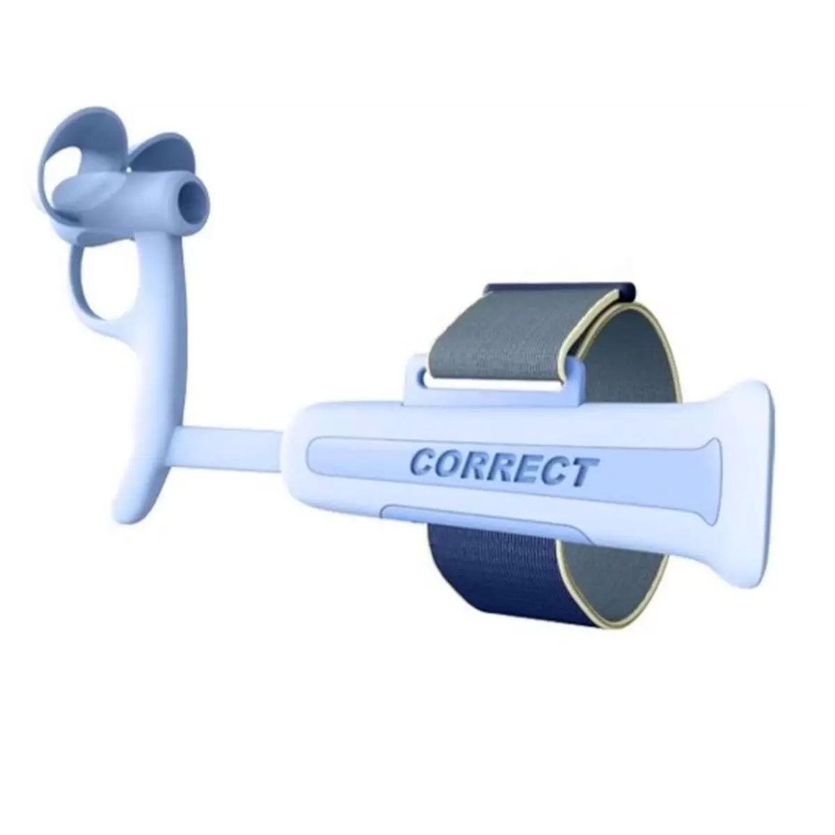 

Корректор на запястье с защитой от захвата, держатель для карандашей для детей, подходит для начинающих, идеально подходит для практики письма, рисования, синий