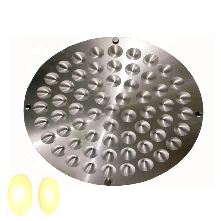 50 Cavities Oval shaped aluminum alloy suppository mould