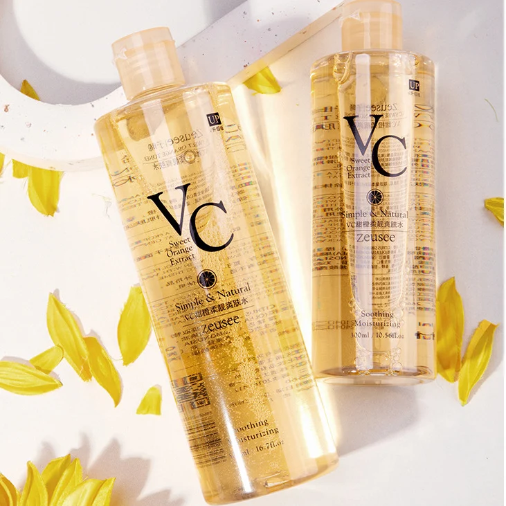 Vitamina C Toner Hidratante Hidratante Refrescante 300ml/150ml VC Soro Facial Creme Clareamento Profundo Facial Esse