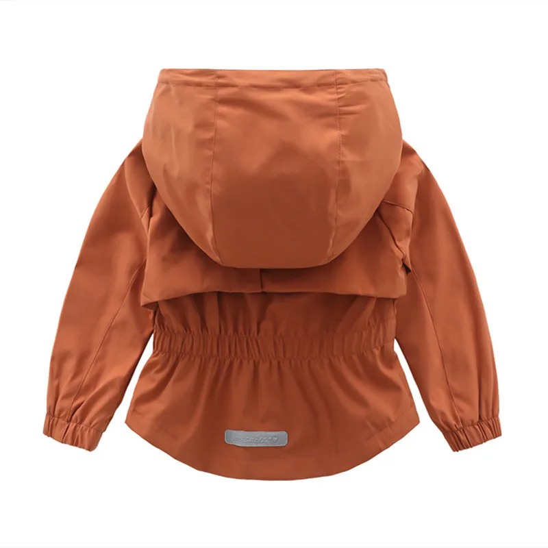 New Style Spring Autumn Children Kids Clothes Baby Girls Jackets Double-Deck Inner Jersey Windproof Waterproof Outwear