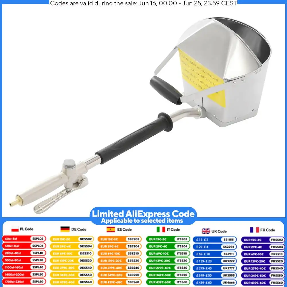 

2600W Cement Stucco Sprayer 6㎡/min Spray Speed 2MPa Pressure Mortar Plastering Tool Stainless Steel for Construction