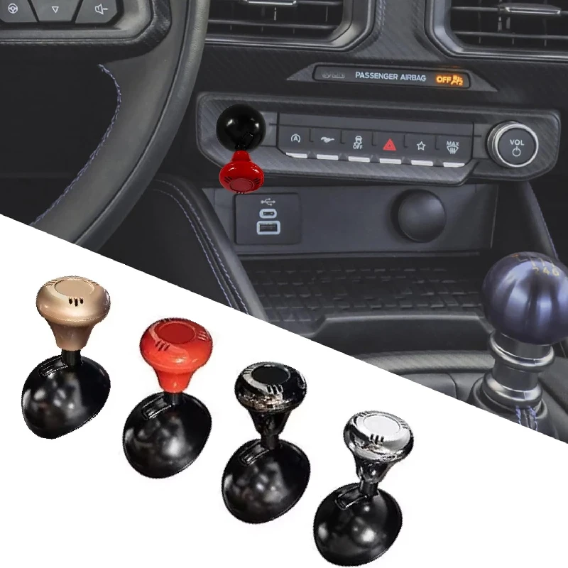 

Car Control Lever Starter Metal Control Lever Car Button Cover Spherical Starter Cover Car Accessories