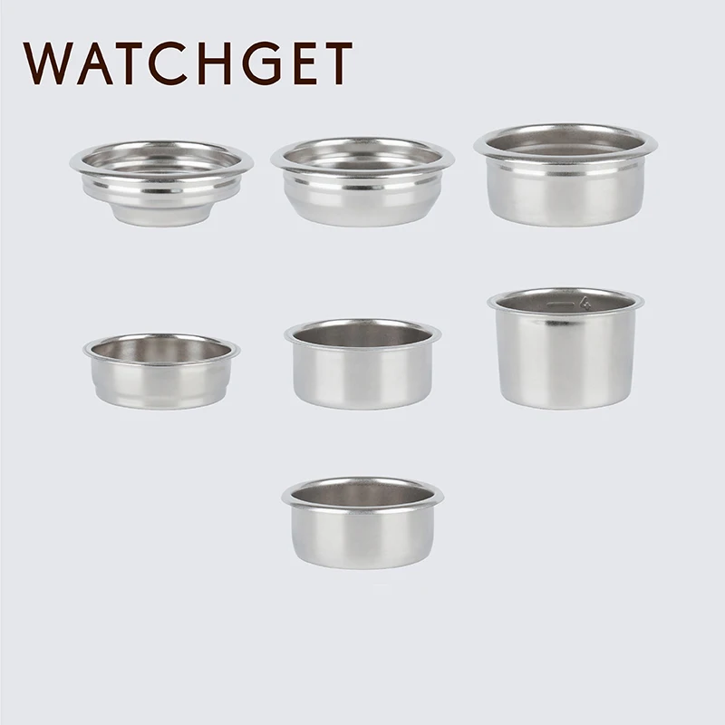 watchget Espresso Filter Basket 51/54/58MM Filter Basket Bottomless Protafilter Filter Basket 1 or 2 Cups Filter Basket