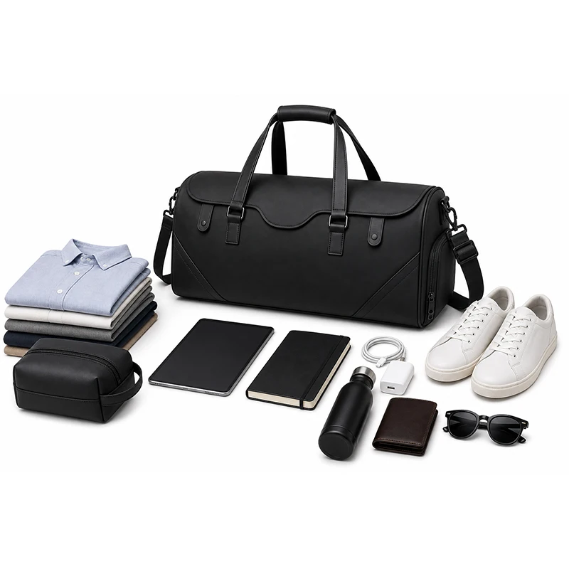 Factory custom logo travel duffel bag large capacity travel bag with shoulder strap