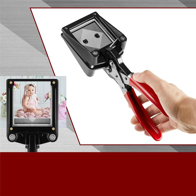 2X2 Inch Handheld Passport Photo Cutter Photo ID Die Cutter Punch Picture Cutter Paper For Office Family