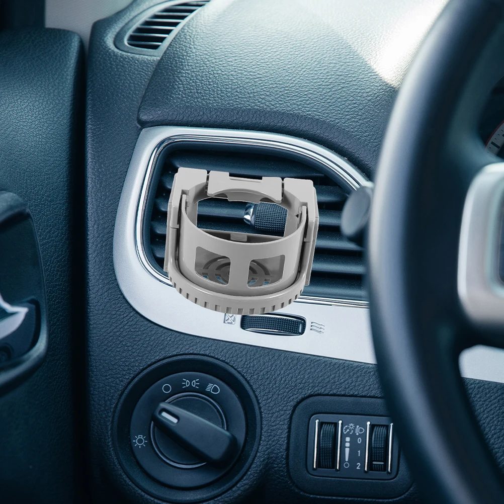 

2pcs Car Air Vent Beverage Holder Universal Cup Drink Stand For Cars Durable Dual Capacity Sturdy Plastic Car Cup Holder Adapter